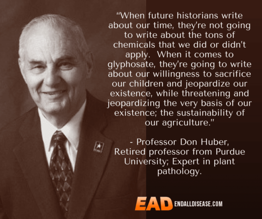 Professor Don Huber Quote about genetically modified food